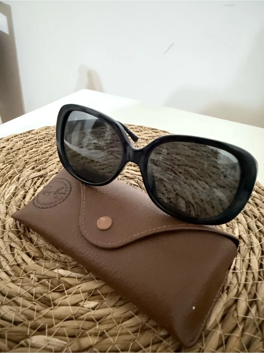 Cole Haan Women's Black Oval Sunglasses